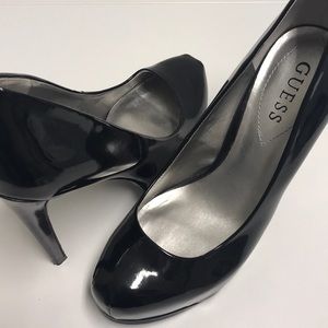 Guess Platform Patent Leather Heels Size 7M